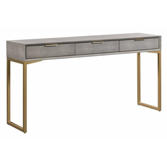 Pesce Shagreen Console by TOV Furniture
