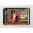 thumbnail image 1 of Pesellino, Francesco 14x10 White Modern Wood Framed Museum Art Print Titled - St. Cosmas and St. Damian Caring For a Patient, 1 of 4