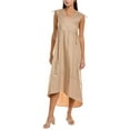 thumbnail image 1 of Peserico womens  Midi Dress, 42, Tan, 1 of 3
