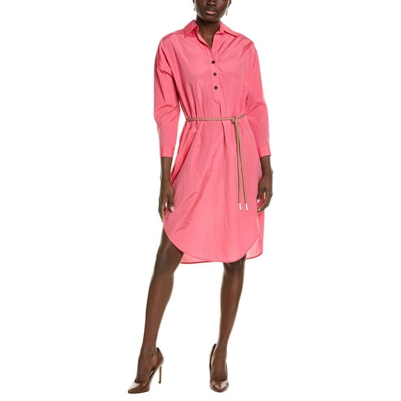 Peserico womens Shirtdress, 38, Pink