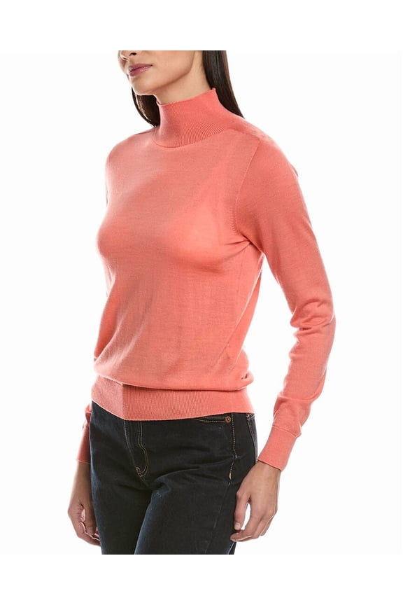 womens Wool Knit Sweater, 38, Pink