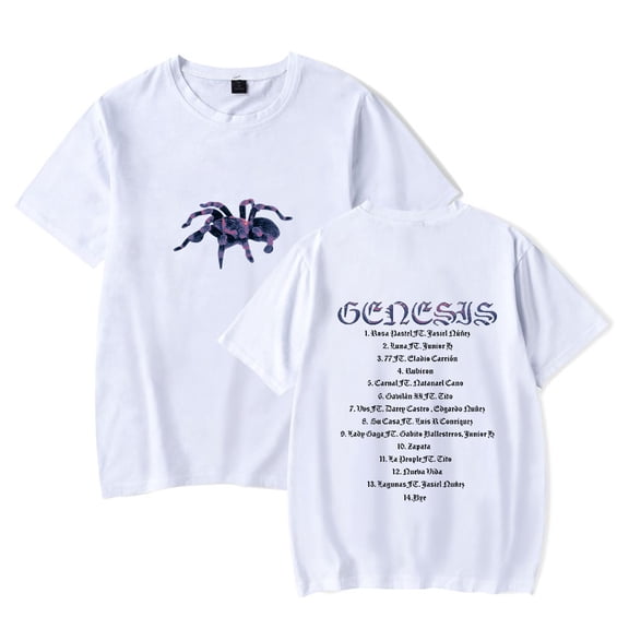 Peso Pluma Album Genesis Short Sleeved Casual Tshirt Crewneck Tee Shirt