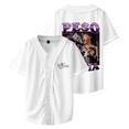 thumbnail image 1 of Peso Pluma Baseball Uniforms Merch 2023 New Album Genesis Tee Women Men O-neck Short Sleeve Top, 1 of 4