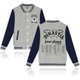 thumbnail image 1 of Peso Pluma Dinastía & Friends 2026 Tour Print Baseball Jacket – Unisex Long Sleeve Coat, Casual Streetwear Top for Concert Fans Support Outfit, 1 of 5