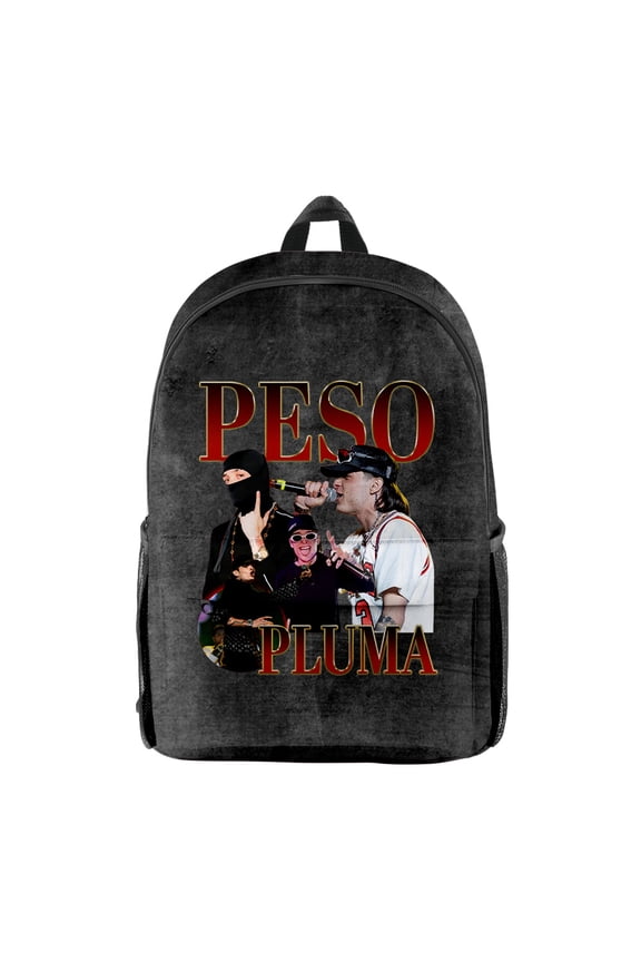 Peso Pluma Exodo Album Merch Backpacks New Logo Bags Unisex Fashion Casual HipHop Streetwear