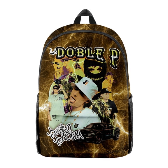 Peso Pluma Exodo Album Merch Backpacks New Logo Bags Unisex Fashion Casual HipHop Streetwear