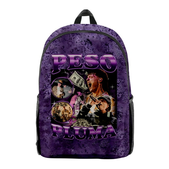 Peso Pluma Exodo Album Merch Backpacks New Logo Bags Unisex Fashion Casual HipHop Streetwear