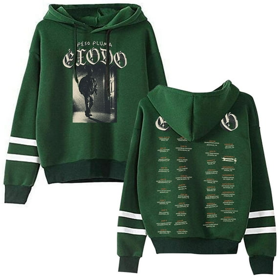Peso Pluma Exodo Album Tour Merch Pullovers Hoodies Winter Women Men Fashion Casual Streetwear Sweatshirts