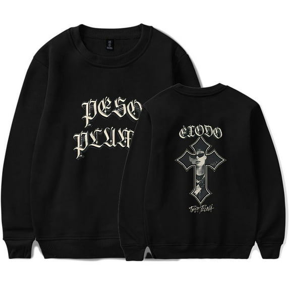 Peso Pluma Exodo Cross Sweatshirt Long-Sleeved Pullover