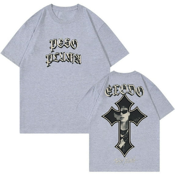 Peso Pluma Exodo Cross Tee Short Sleeve Cotton T-shirt Women Men Streetwear Tops