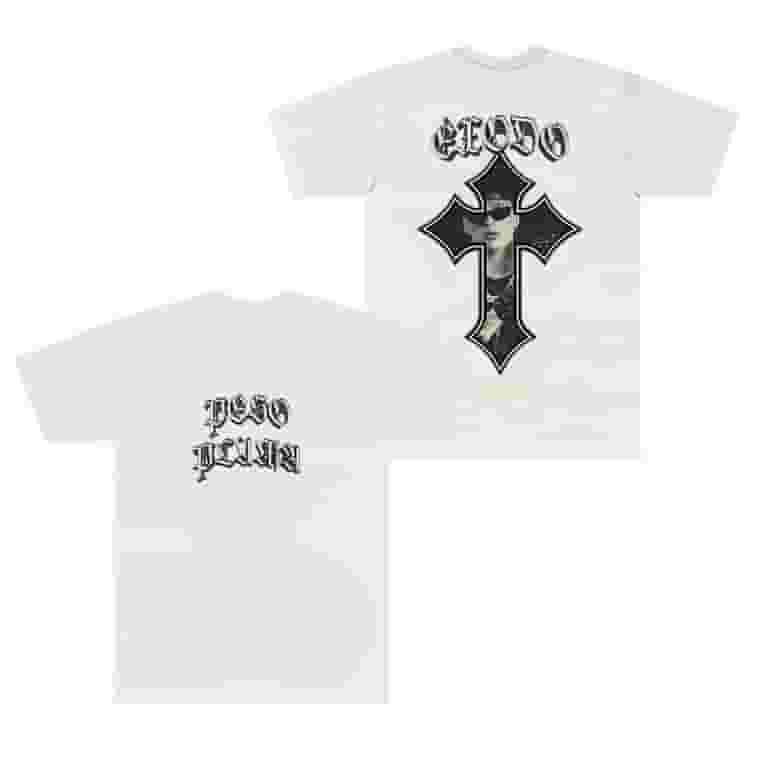 Women's Chest Cross Short Sleeve T-shirt Women's Chest Cross Short Sleeve T-shirt