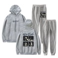 thumbnail image 1 of Peso Pluma Exodo Portraits Hoodies Jogger Pants Set 2024 Tour Merch Pullovers Women Men Fashion Casual Sweatshirts, 1 of 3