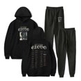 thumbnail image 1 of Peso Pluma Exodo Tour 2024 Hoodie Suit Fashion 2 Pieces Sets, 1 of 2