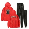 thumbnail image 1 of Peso Pluma Exodo Tour 2024 Hoodie Suit Fashion 2 Pieces Sets, 1 of 2