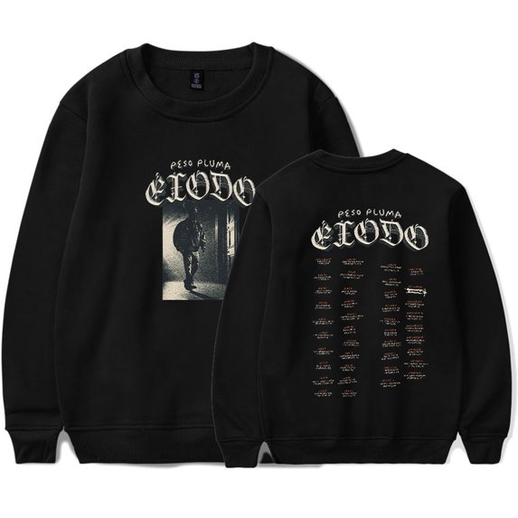 Peso Pluma Exodo Tour 2024 Sweatshirt Long-Sleeved Pullover Streetwear