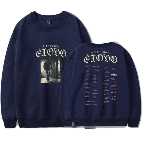 Peso Pluma Exodo Tour 2024 Sweatshirt Long-Sleeved Pullover Streetwear