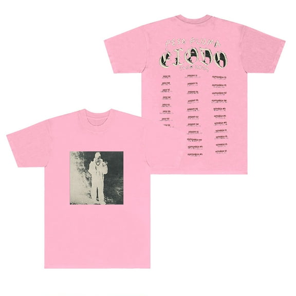 Peso Pluma Exodo Tour Dates Tee Tour New Logo T-Shirts Women Men Fashion Streetwear Short Sleeve