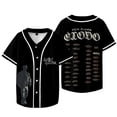 thumbnail image 1 of Peso Pluma Exodo Tour Merch Baseball Jacket New Logo Jersey Women Men Fashion Casual Short Sleeve T-shirts, 1 of 3
