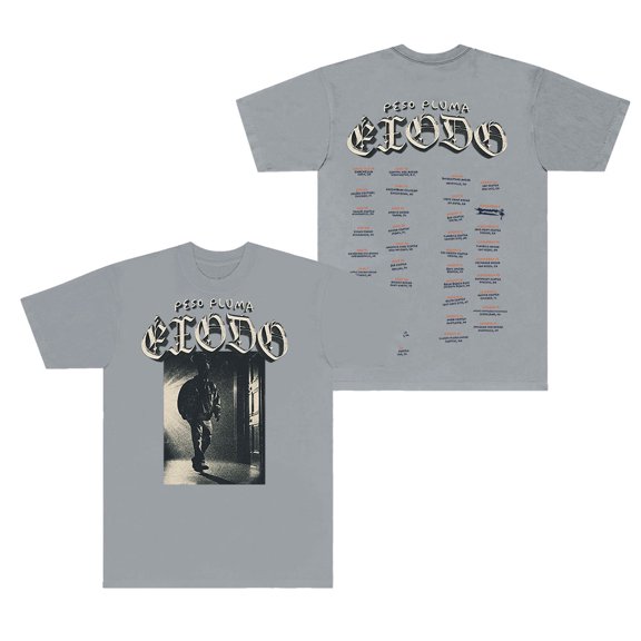 Peso Pluma Exodo Tour Merch T-shirts New Logo Tee Women Men Fashion Casual HipHop Short Sleeve