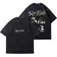 thumbnail image 1 of Peso Pluma Exodo Tour Vintage Wash Tee Summer Streetwear, Crewneck Short Sleeve, 1 of 4