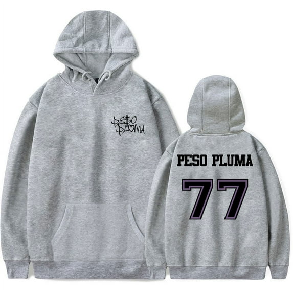 Peso Pluma Hoodies Merch 2023 New Album 77 Sweatshirt Women/Men Long Sleeve Pullover Streetwear