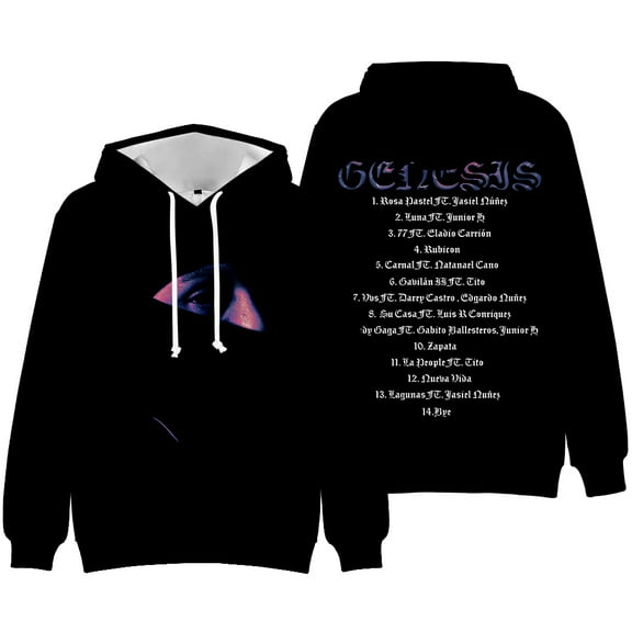Peso Pluma Hoodies Merch 2023 New album Genesis 3D Printing Sweatshirt Women/Men Long Sleeve Pullover