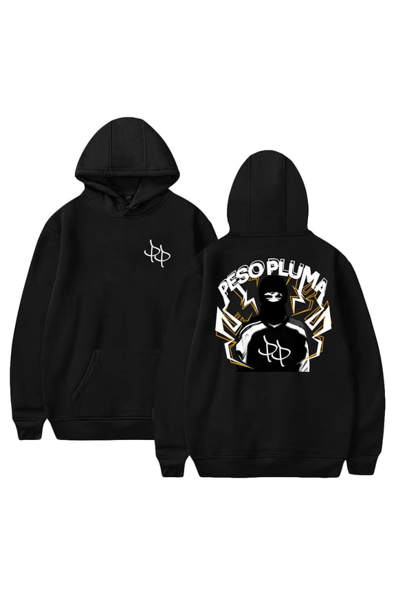 Peso Pluma Hoodies Merch Double PP Tour 2023 Sweatshirt Women/Men Long Sleeve Pullover