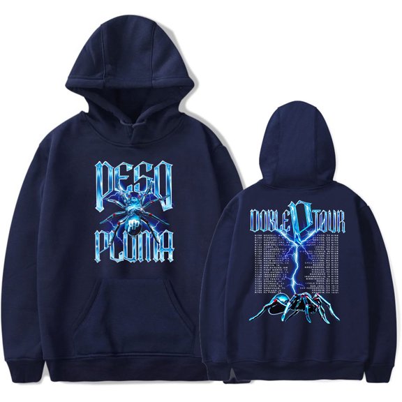 Peso Pluma Hoodies Tarantula Tour Merch Spider Print For Women/Men Long Sleeve Pullover Sweatshirt Streetwear