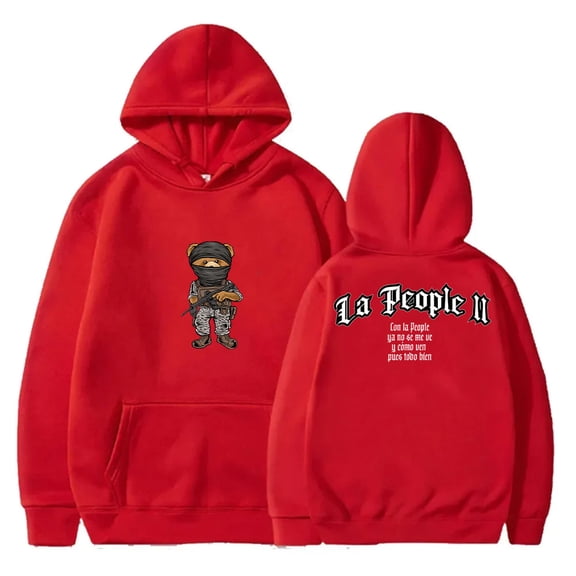 Peso Pluma La People II Hoodies Exodo Tour Merch Hooded Winter Women Men Fashion Casual Long Sleeve Sweatshirts
