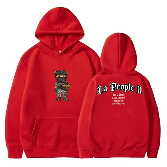Peso Pluma La People II Hoodies Exodo Tour Merch Hooded Winter Women Men Fashion Casual Long Sleeve Sweatshirts