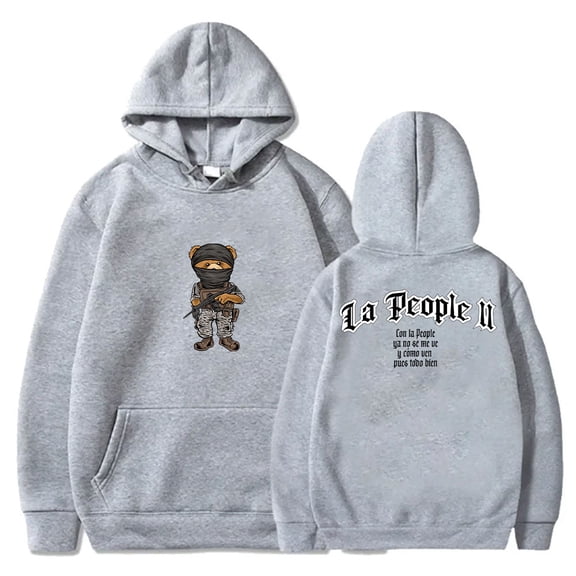Peso Pluma La People II Hoodies Exodo Tour Merch Hooded Winter Women Men Fashion Casual Long Sleeve Sweatshirts