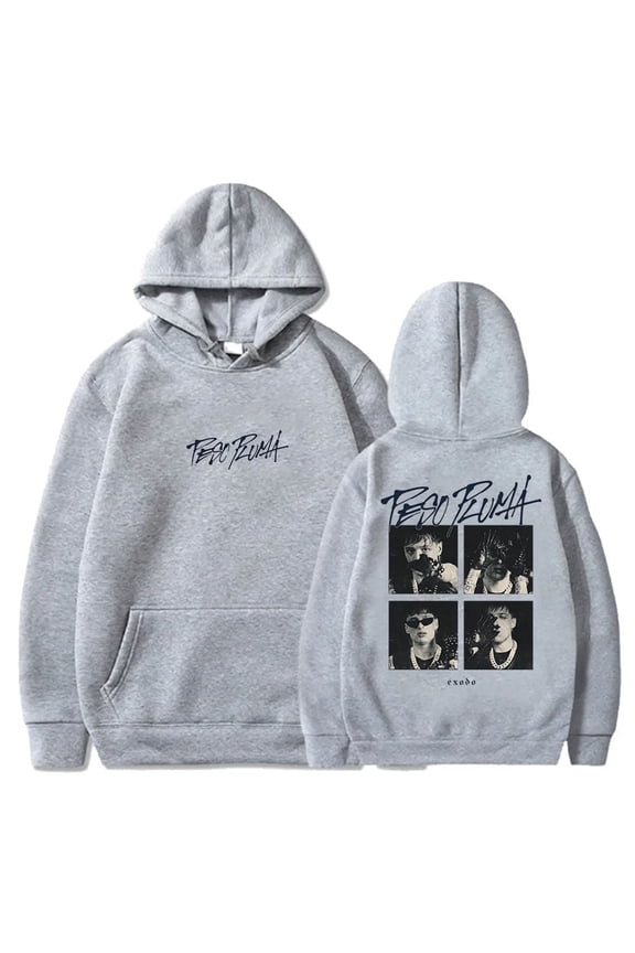 Peso Pluma Merch Hoodie Exodo Portraits Hoodies Tour 2024 For Mens Women Rapper 2024 Tour Merch Pullovers