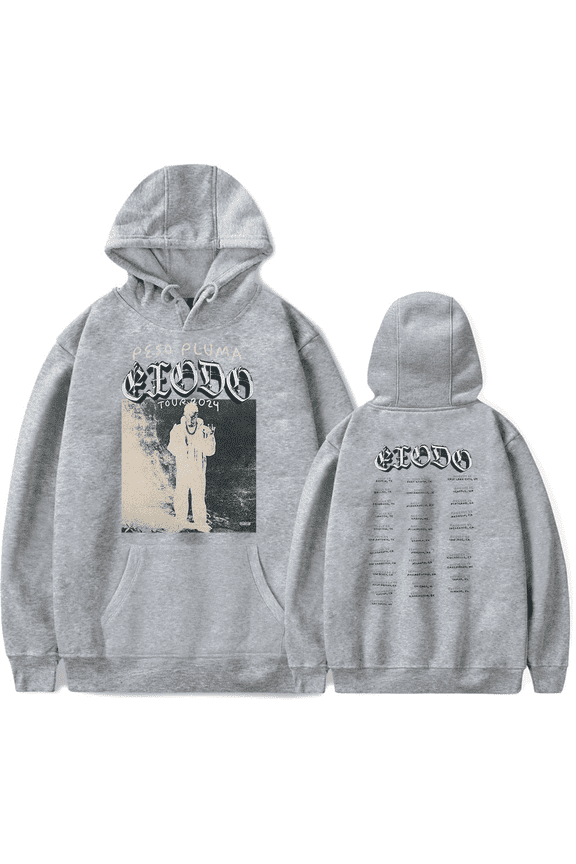 Peso Pluma Merch Hoodie ÉXODO Tour 2024 Hoodies For Fans Mens Women Long Sleeve Rapper Casual Sweatshirt Streetwear