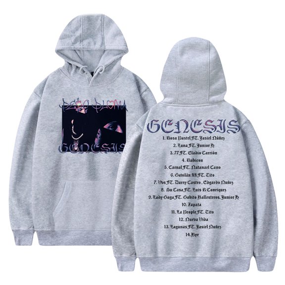 Peso Pluma Merch Hoodies New Album Genesis Sweatshirt For Women/Men Long Sleeve Streetwear
