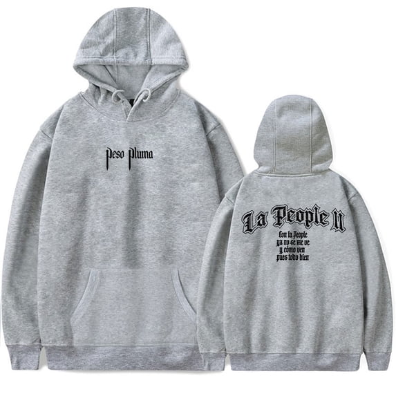 Peso Pluma Merch La People II Hoodie Spring&Autumn Fashion Men/Women Casual Long Sleeve Sweatshirts