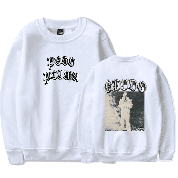 Peso Pluma Merch Long Sleeve Sweatshirt Exodo Album Cover Sweatshirts ÉXODO Tour 2024 Hoodies Casual Men Women Rapper Streetwear