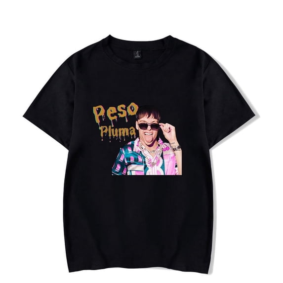 Peso Pluma Merch Short Sleeve T-Shirt For Women/Men Casuals O-neck Tshirt Streetwear Tee Top