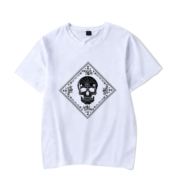 Peso Pluma Merch Skeleton Tee Rapper Merch Vintage T-Shirt Short Sleeve T Shirt Men Women Top Tshirt