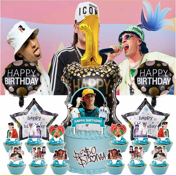 Peso Pluma Party Supplies Decor 1st Kit Balloons Birthday Cake Topper Banner Backdrop Decorations