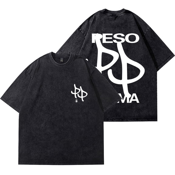 Peso Pluma Photo Vintage Wash Tee Exodo Album Tour Merch T-shirts Women Men Fashion HipHop Short Sleeve