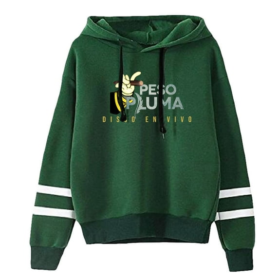 Peso Pluma Pocketless Sweatshirts Musician Streetwear Casual Harajuku Unisex Women Man Fashion