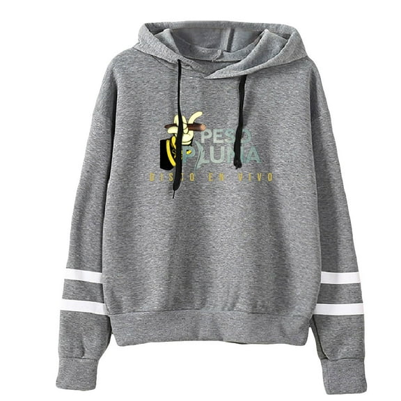 Peso Pluma Pocketless Sweatshirts Musician Streetwear Casual Harajuku Unisex Women Man Fashion