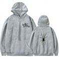 thumbnail image 1 of Peso Pluma Rapper HipHop Merch Double P Spider Hoodie Women Men Rapper Long Sleeve Pullover, 1 of 3