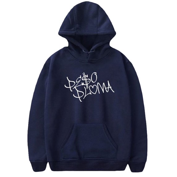 Peso Pluma Rapper Logo Hoodie Women Men Long Sleeve Pullover HipHop Style