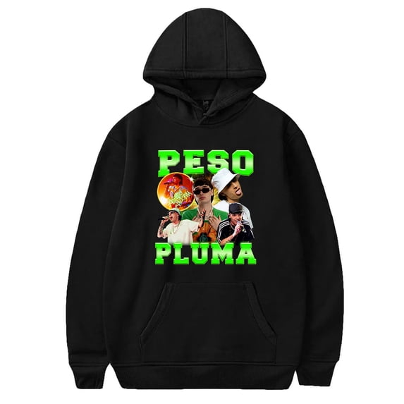 Peso Pluma Rapper Merch Hoodie Unisex HipHop Long Sleeve Pullover Streetwear