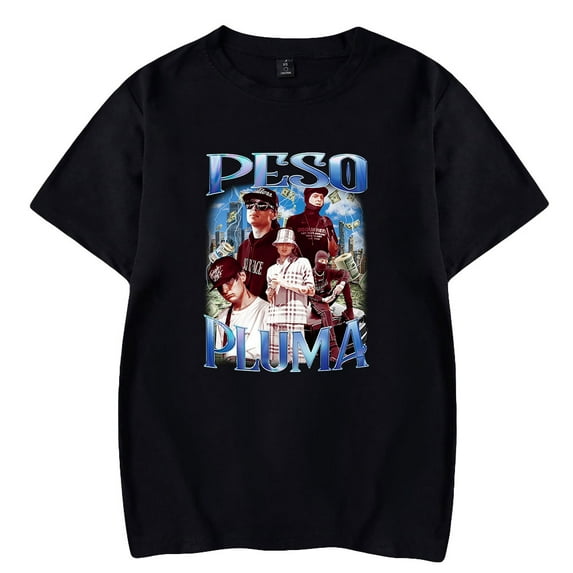 Peso Pluma Short Sleeve T-shirts Hipster Fashion Women Man Tee Shirt Unisex Musician Streetwear