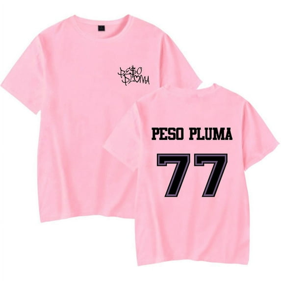 Peso Pluma T-Shirt 2023 New Album 77 Merch Tee Women Men O-neck Short Sleeve Casual Tshirt