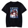 thumbnail image 1 of Peso Pluma T-shirt Crewneck Short Sleeve Tee Women Men Casual Streetwear Tshirt, 1 of 3