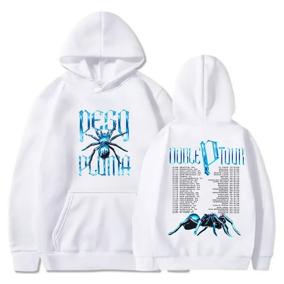 Peso Pluma Tarantula Tour Merch Hoodies PP New Logo Pullovers Women Men Fashion Casual Long Sleeve Sweatshirts
