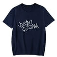 thumbnail image 1 of Peso Pluma Tshirt 2023 Merch Double PP Tee Women Men O-neck Short Sleeve Casual T-shirt, 1 of 3